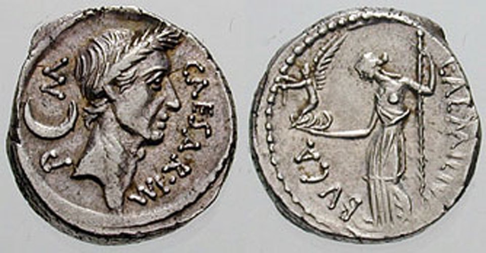 In 46 BC Julius Caesar reformed the calendar system. Based on advice by astronomer Sosigenes of Alexandria, the Julian calendar included one leap day every four years to account for the fact that an Earth year is slightly more than 365 days long. In modern terms, the time it takes for the planet to orbit the Sun once is 365.24219 mean solar days. So if calendar years contained exactly 365 days they would drift from the Earth's year by about 1 day every 4 years and eventually July (named for Julius Caesar himself) would occur during the northern hemisphere winter. By adopting a leap year with an extra day every four years, the Julian calendar year would drift much less. In 1582 Pope Gregory XIII provided the further fine-tuning that leap days should not occur in years ending in 00, unless divisible by 400. This Gregorian Calendar system is the one in wide use today. Of course, tidal friction in the Earth-Moon system slows Earth's rotation and gradually lengthens the day by about 1.4 milliseconds per century. That means that leap days like today will not be necessary, about 4 million years from now. This Roman silver coin, a denarius, depicts Julius Caesar (left) and Venus, Roman goddess of love.