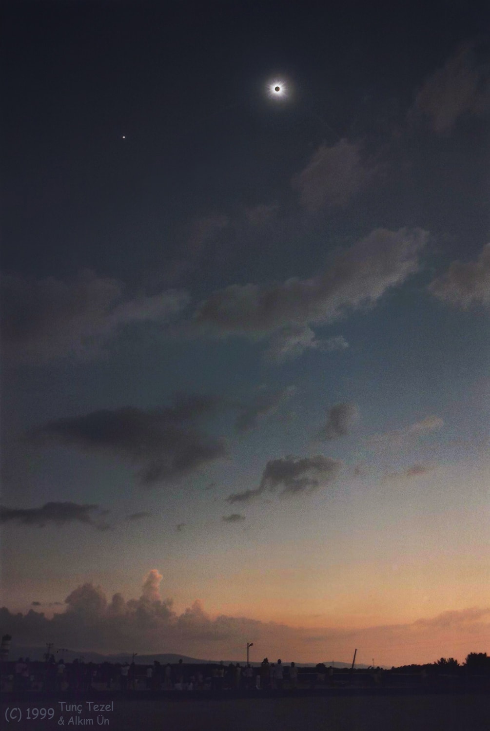 A darkened sky holds bright planet Venus, the New Moon in silhouette, and the shimmering corona of the Sun in this image of a total solar eclipse. A composite of simultaneous telephoto and wide angle frames it was taken in the path of totality 18 years ago, August 11, 1999, near Kastamonu, Turkey. That particular solar eclipse is a member of Saros 145. Known historically from observations of the Moon's orbit, the Saros cycle predicts when the Sun, Earth, and Moon will return to the same geometry for a solar (or lunar) eclipse. The Saros has a period of 18 years, 11 and 1/3 days. Eclipses separated by one Saros period belong to the same numbered Saros series and are very similar. But the path of totality for consecutive solar eclipses in the same Saros shifts across the Earth because the planet rotates for an additional 8 hours during the cycle's fractional day. So the next solar eclipse of Saros 145 will also be a total eclipse, and the narrow path of totality will track coast to coast across the United States on August 21, 2017.