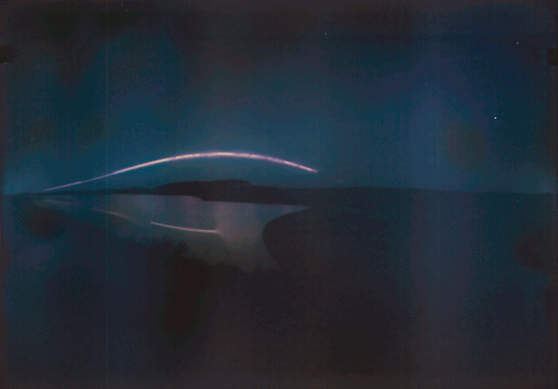 The 2019 December Solstice, on the first day of winter in planet Earth's northern hemisphere and summer in the south, is at 4:19 Universal Time December 22. That's December 21 for North America, though. Celebrate with a timelapse animation of the Sun's seasonal progression through the sky. It was made with solargraph images from an ingenious array of 27 pinhole cameras. The first frame from the Solarcan camera matrix was recorded near December 21, 2018. The last frame in the series finished near June 21, 2019, the northern summer solstice. All 27 camera exposures were started at the same time, with a camera covered and removed from the array once a week. Viewed consecutively the pinhole camera pictures accumulate the traces of the Sun's daily path from winter (bottom) to summer (top) solstice. Traces of the Sun's path are reflected by the foreground Williestruther Loch, in the Scottish Borders. Just select the image or follow this link to play the entire 27 frame (gif) timelapse.